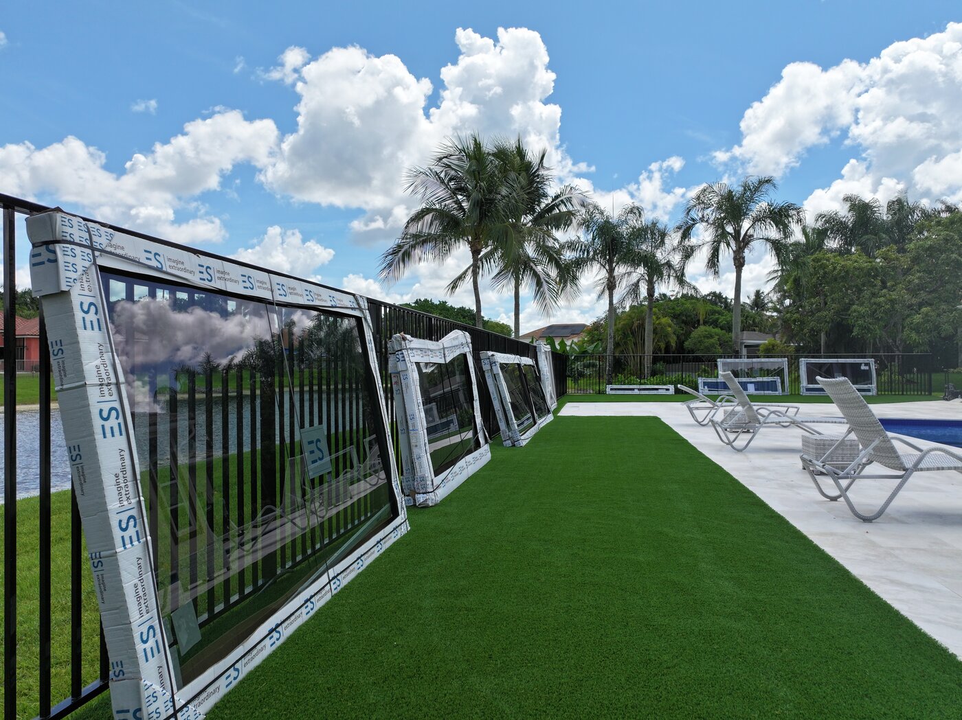South Florida home with completed roof and impact windows